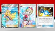 Lillie, Irida, and Rare Candy (Image via TPC)